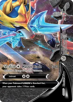 SWSH Black Star Promos Zacian V-Union Pokémon card